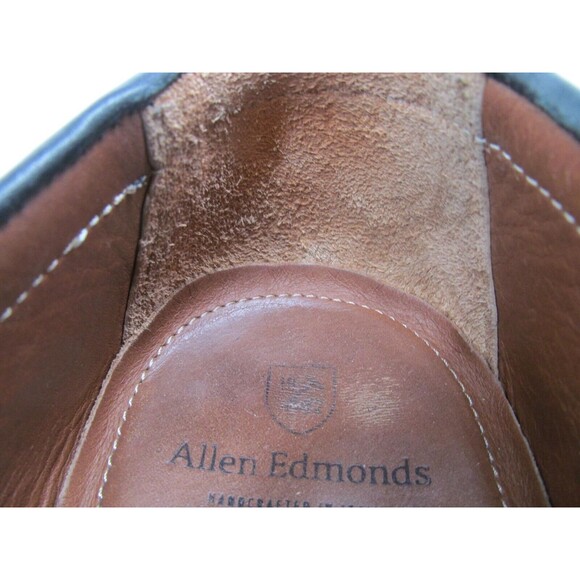 Allen Edmonds Mismatched Arezzo Mens Black Leather Horsebit Loafers Sizes READ - Picture 15 of 16